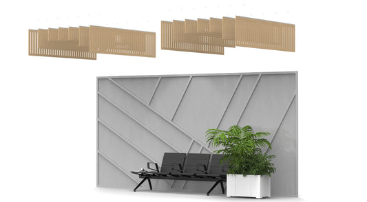 Acoustic Single Baffle - Vintage Grill