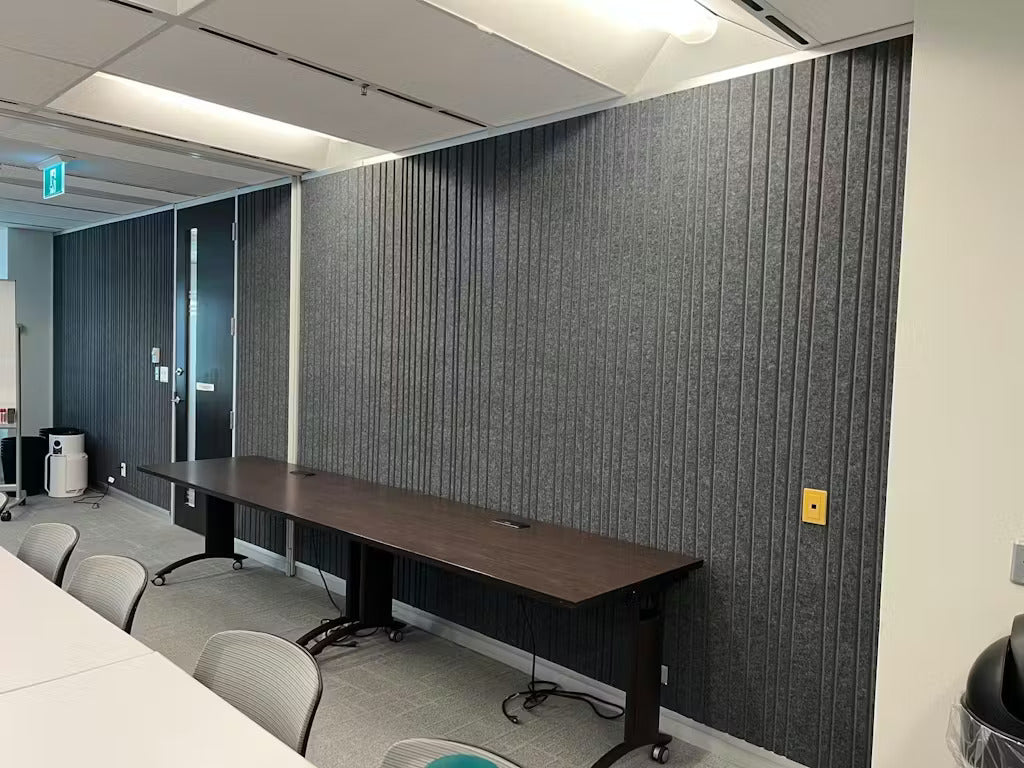 Acoustic Wall Covering - Bent Lines