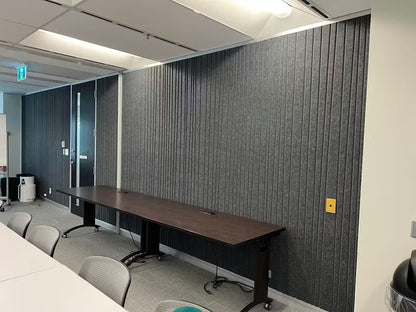 Acoustic Wall Covering - Bent Lines