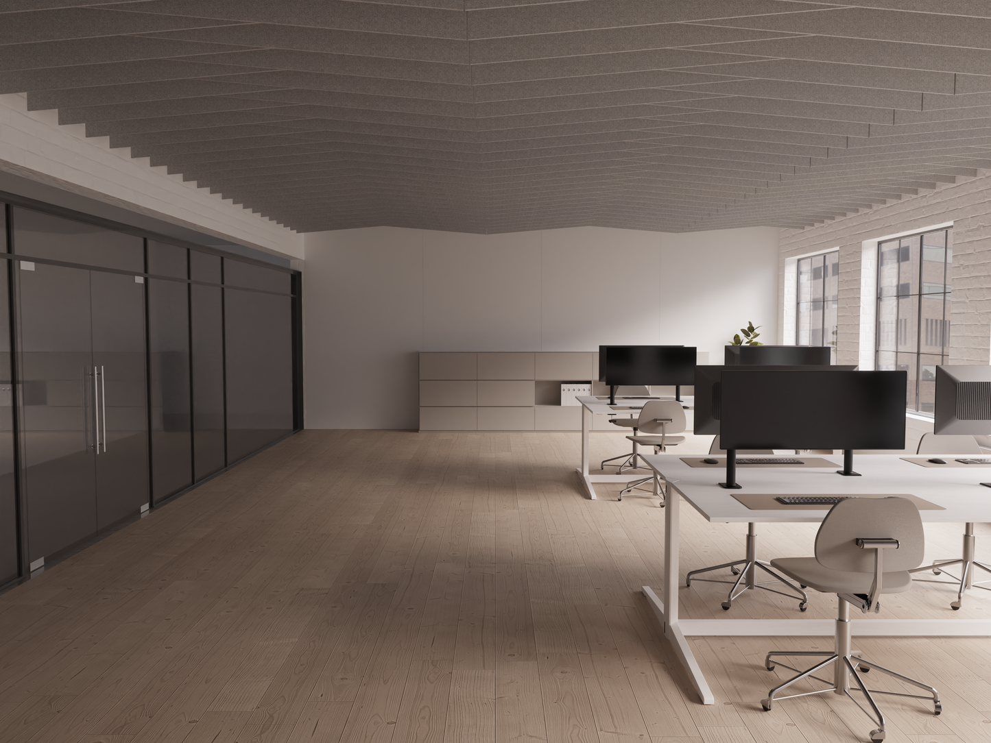 Ceiling Span Blades - Slanted