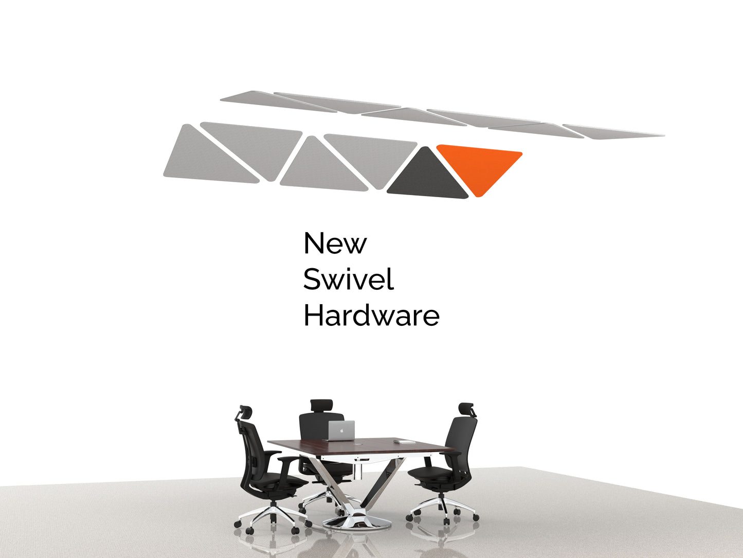 Right Angle Triangular Geometric Cloud