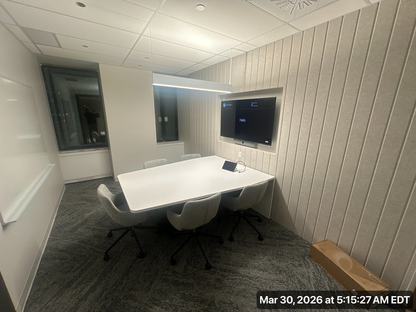 1" Vertical bevels - Acoustic Wallcovering