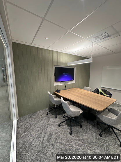 1" Vertical bevels - Acoustic Wallcovering