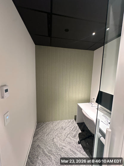 1" Vertical bevels - Acoustic Wallcovering