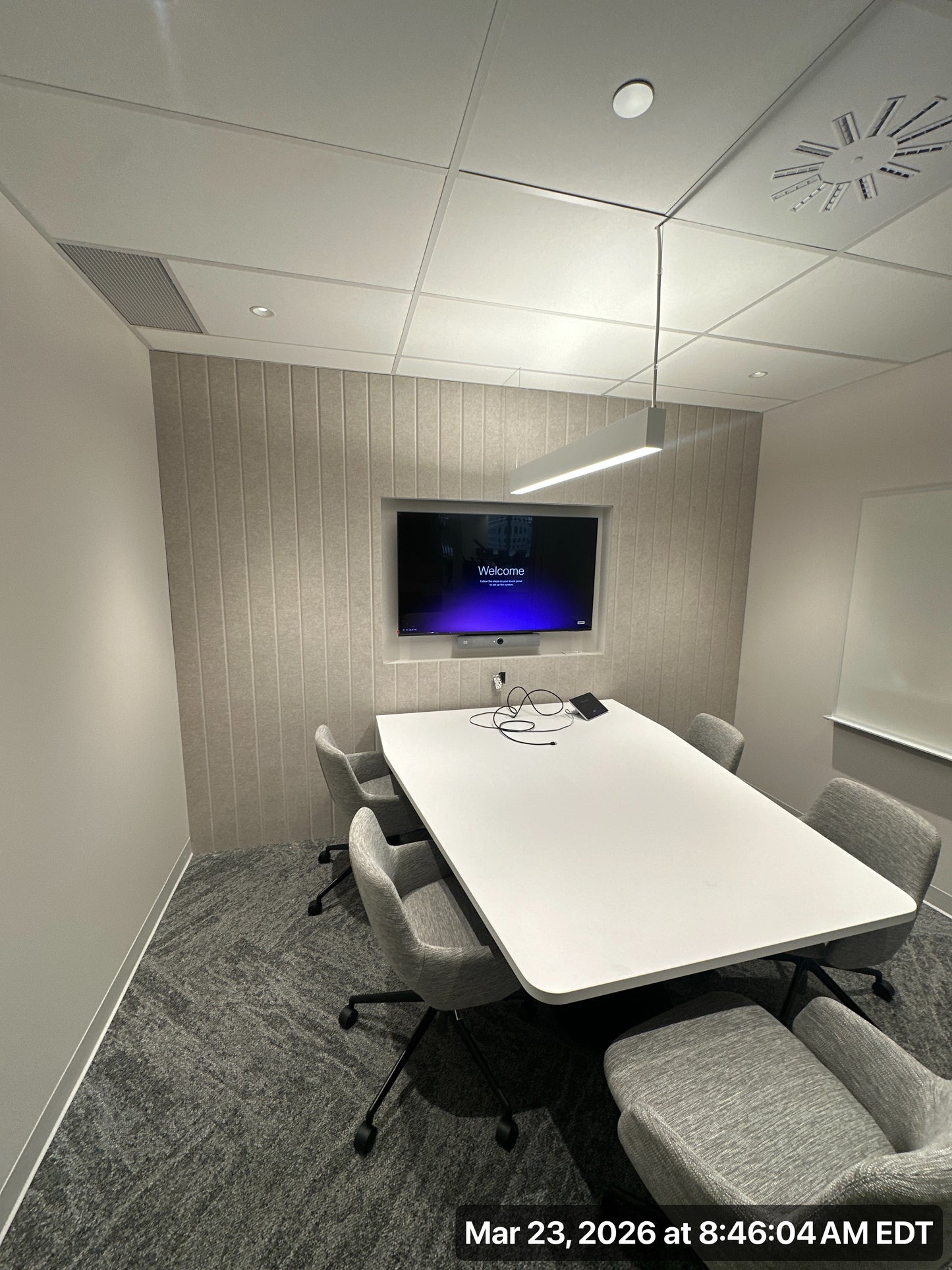 1" Vertical bevels - Acoustic Wallcovering