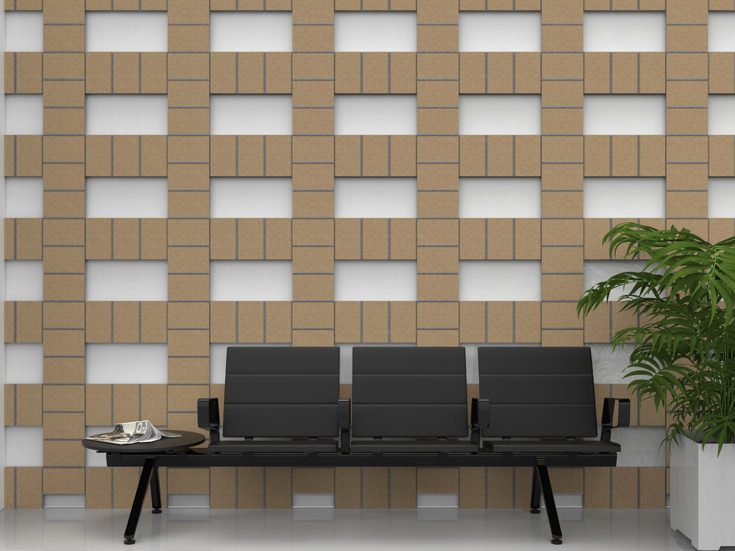 6" O.C Bevel Tile - 2 Tone - 4 Sides Beveled